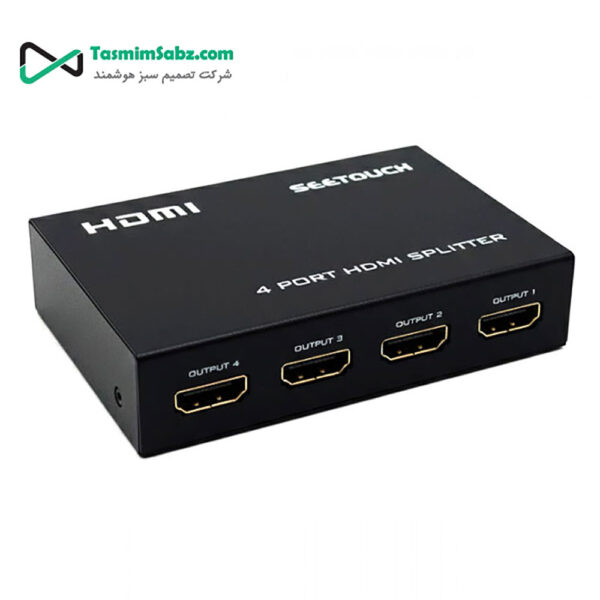 اسپلیتر 4 پورت HDMI سی تاچ STH-SP1044K | تقسیمکننده سیگنال 4K