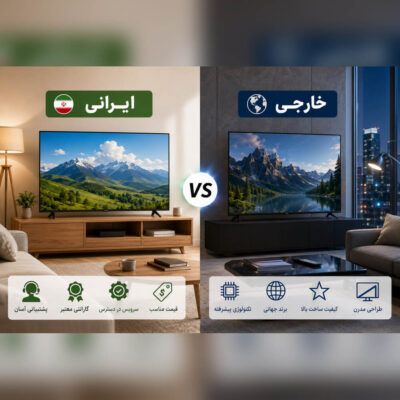 تلویزیون ایرانی یا خارجی؛ کدام منطقی‌تر است؟