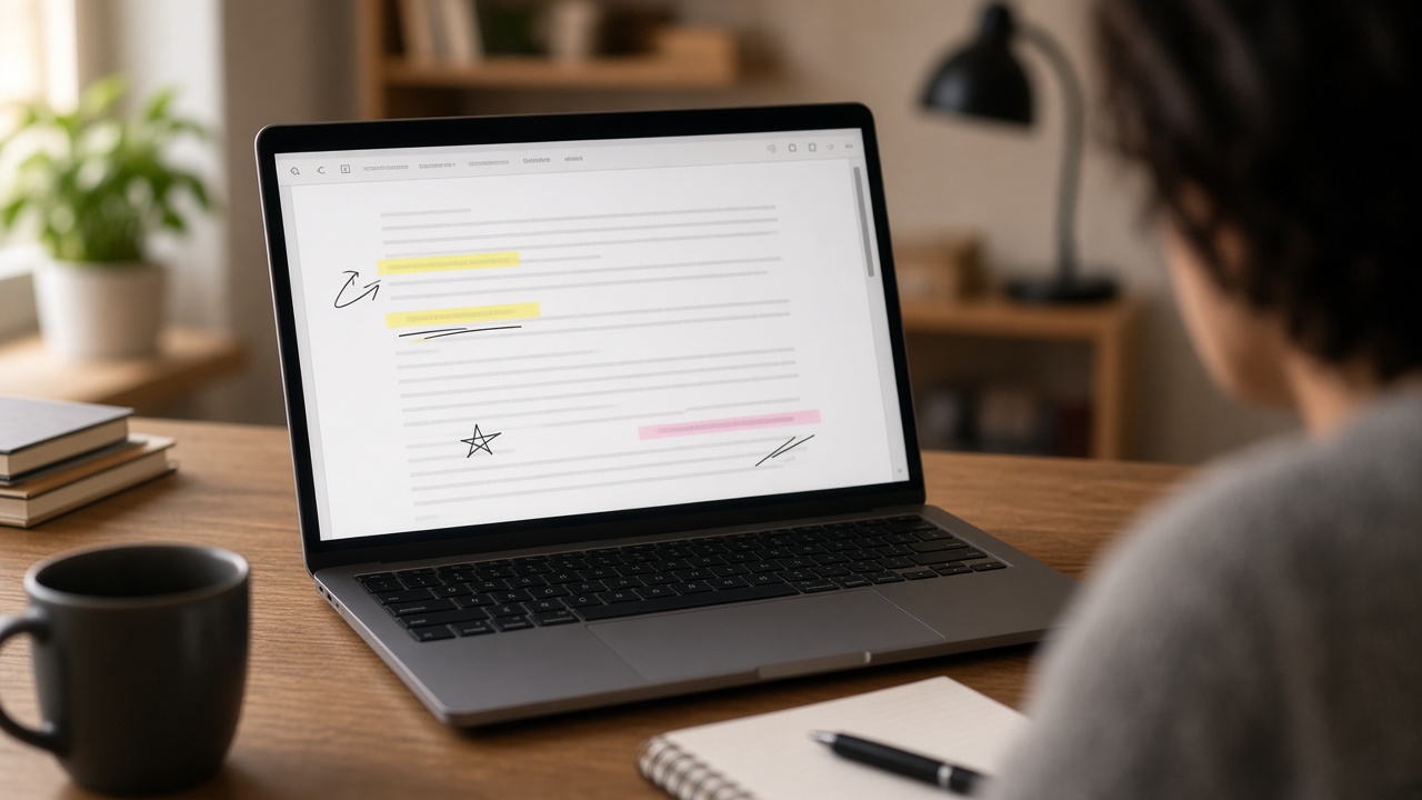 حاشیهنویسی و هایلایت فایل PDF روی لپتاپ
