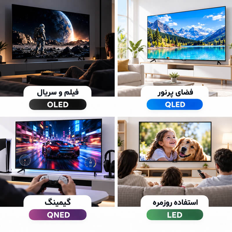 بهترین پنل تلویزیون برای هر کاربرد